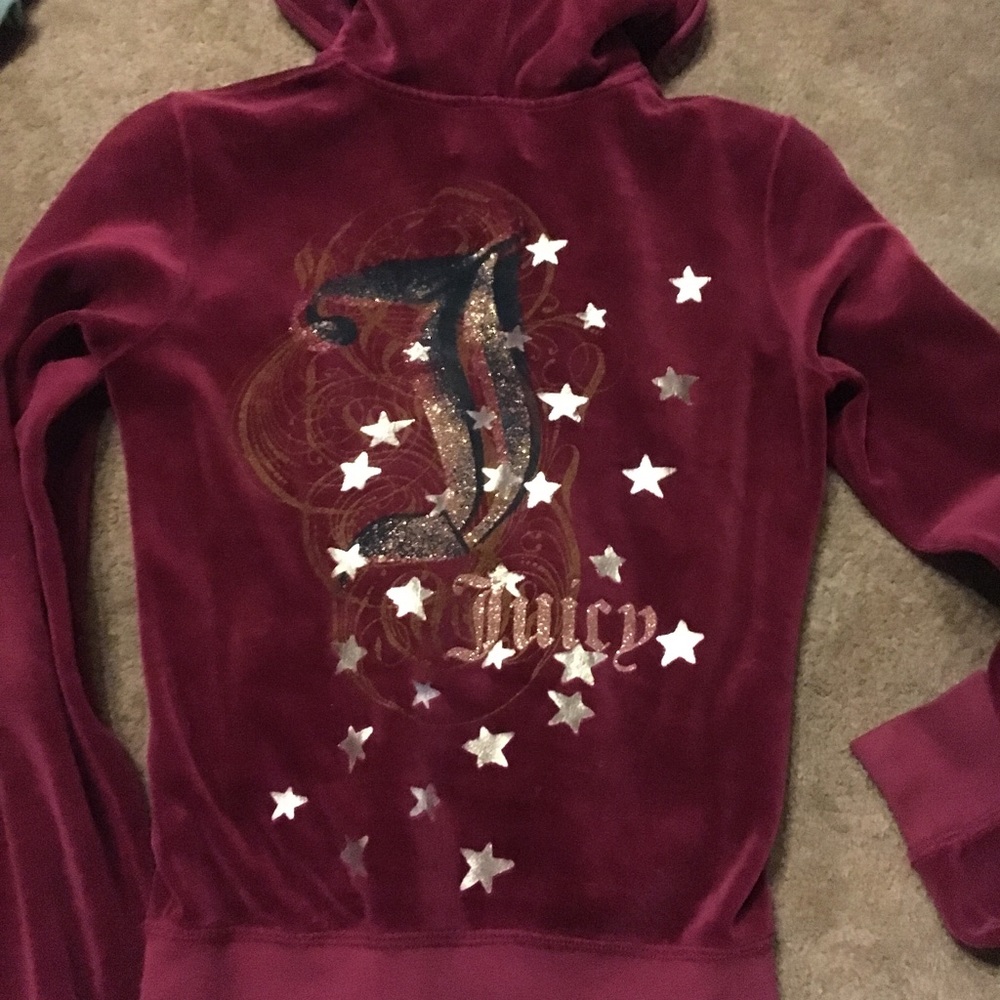 Juicy Couture Velvet Zip Up
